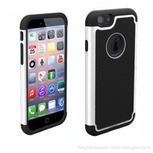 PC silicone case for iPhone 6, football veins